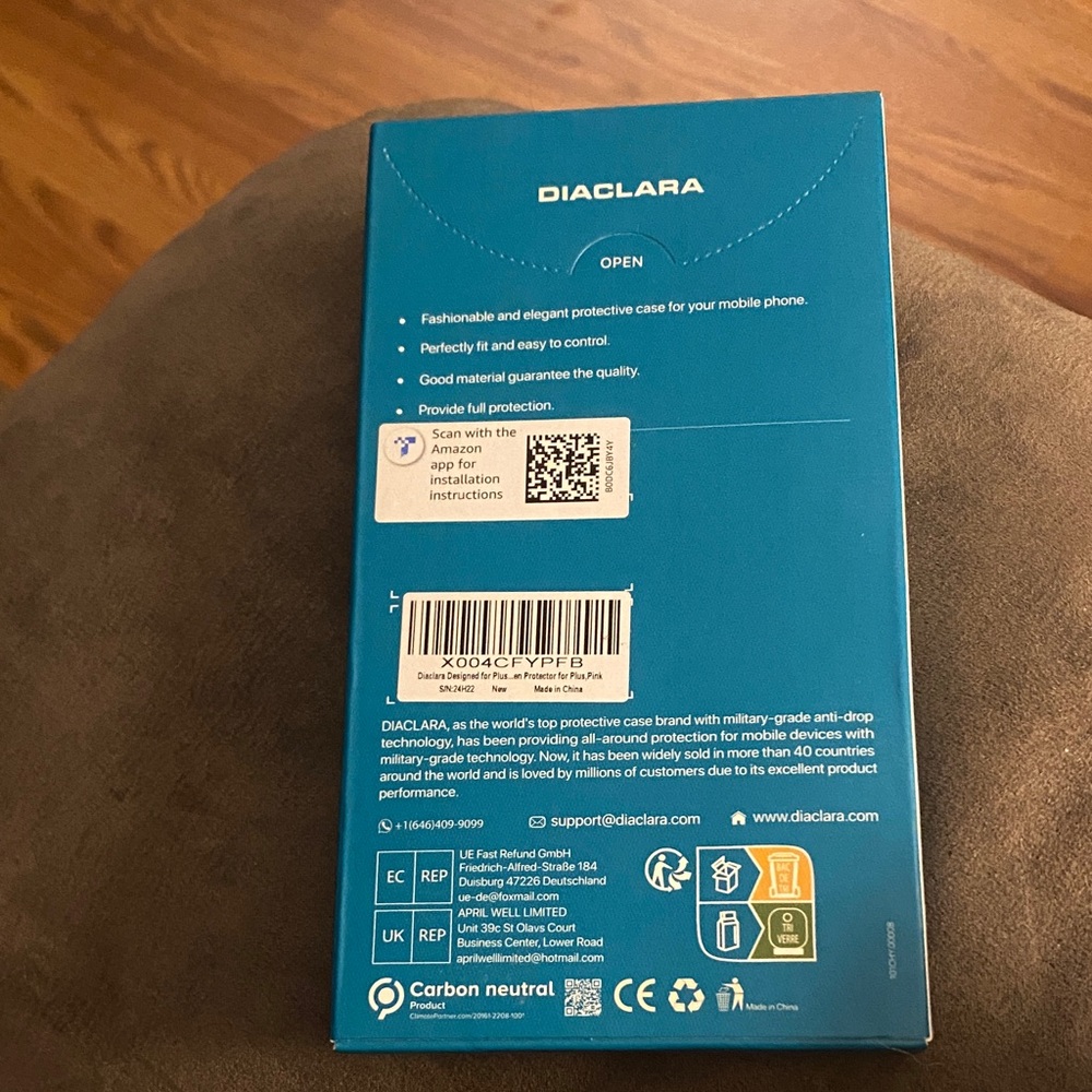 Diaclara Blue Protective Phone Case